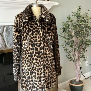 New Johnston & Murphy Faux Fur Coat